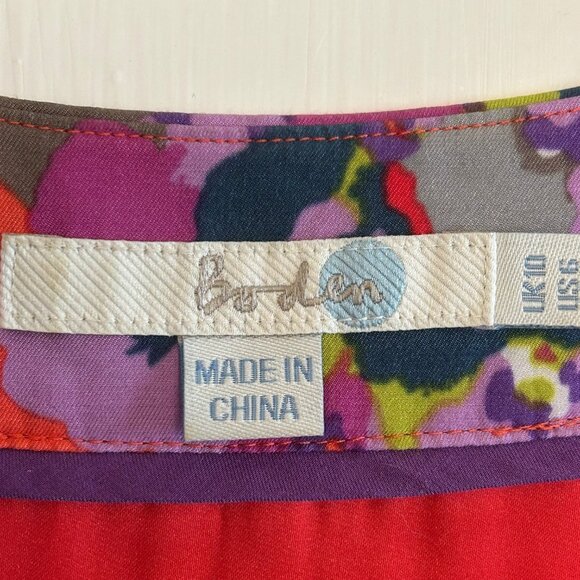 Boden Silk Dress Size 6 - Picture 5 of 6